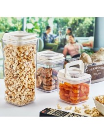 Vacuum Square Storage Jar Set 3 pcs
(700ml + 900ml + 1700ml)