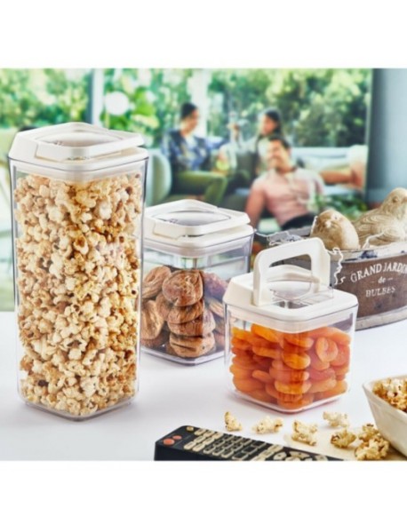 Vacuum Square Storage Jar Set 3 pcs
(700ml + 900ml + 1700ml)