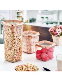 Square Rose Storage Jar Set 3 pcs
(700ml + 900ml + 1700ml)