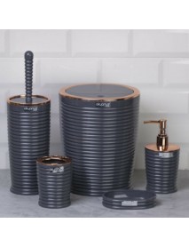 Rose Gold Twist Bathroom Set (5 pcs)