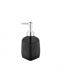 Chrome Stripe Soap Dispenser