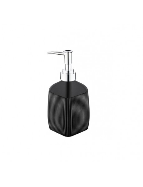 Chrome Stripe Soap Dispenser