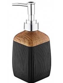 Wooden Stripe Soap Dispenser