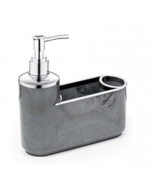 Marble Design Soap Dispenser with Organizer