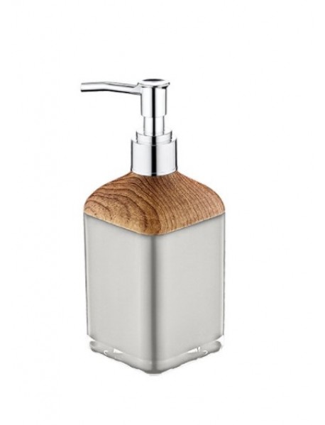 Double Layer Wooden Square Soap Dispenser (280 ml)