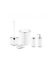 Double Layer Chrome Round Bathroom Set (5 pcs)
< chrome, rose, gold, wooden options >