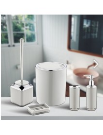 Double Layer Round Bathroom Set (5 pcs)