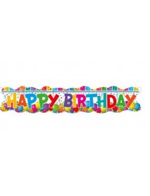 MULTICOLOUR HAPPY BIRTHDAY BANNER