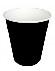 BLACK CUPS 8 OZ (8PCS)