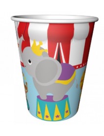 CIRCUS CUPS 8 OZ (8 PCS)