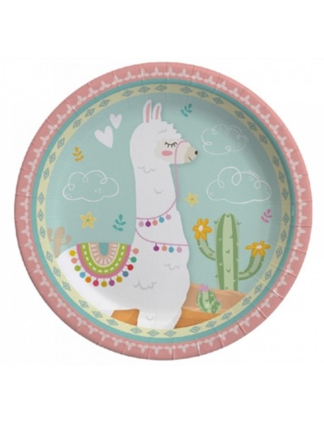 LAMA PLATES 23CM (8 PCS)