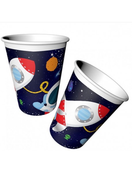 COSMIC GALAXY PAPER CUPS 220/240 cc (8 PCS)