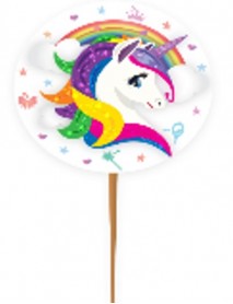 UNICORN CUPCAKE PICKS (10PCS)