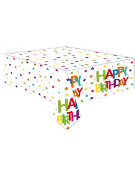 SUPERSTAR BIRTHDAY TABLECOVER (120x180cm)