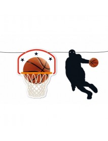 BASKETBALL DIE CUT BANNER