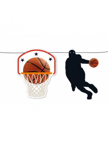 BASKETBALL DIE CUT BANNER