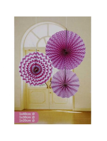 PAPER DECORATION (1 PCS 40 CM 1 PCS 30 CM 1 PCS 20 CM)