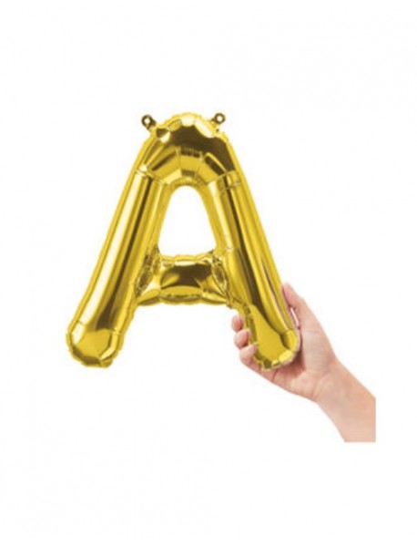 16 INC LETTER BALLOON GOLD