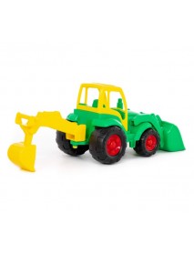 Champion tractor with backhoe and shovel