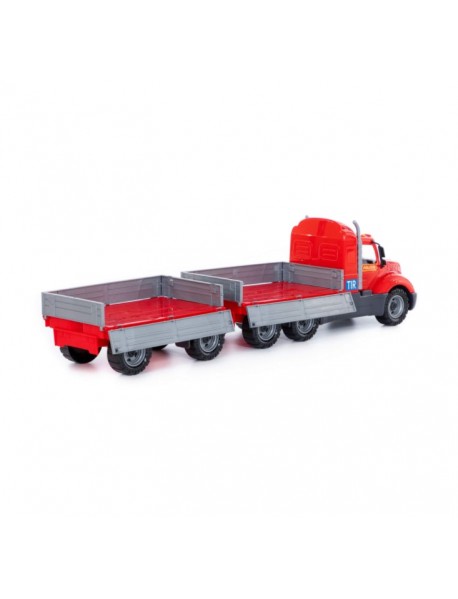 Mike, ramp truck with trailer (box)