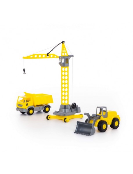 Construction machinery set, 3 pcs (box)