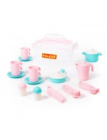 Nasten'ka kitchen set for six, 38 pcs (container)