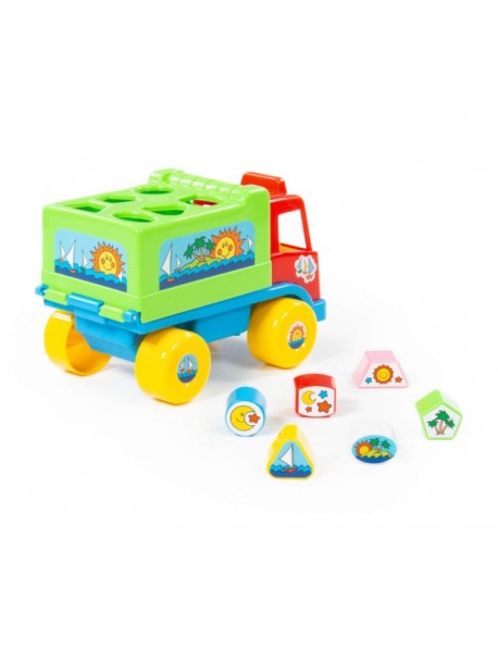 Shape-and-sort truck (box)