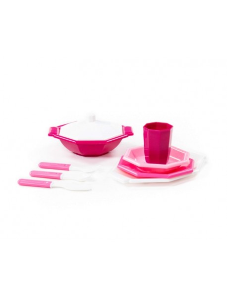 Retro Tableware Set, 9 pcs