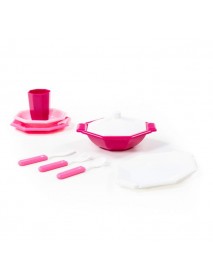 Retro Tableware Set, 9 pcs