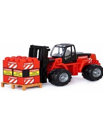 MAMMOET forklift with bricks