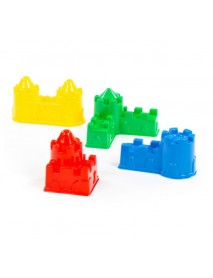 Castle sand shapes, 4 pcs