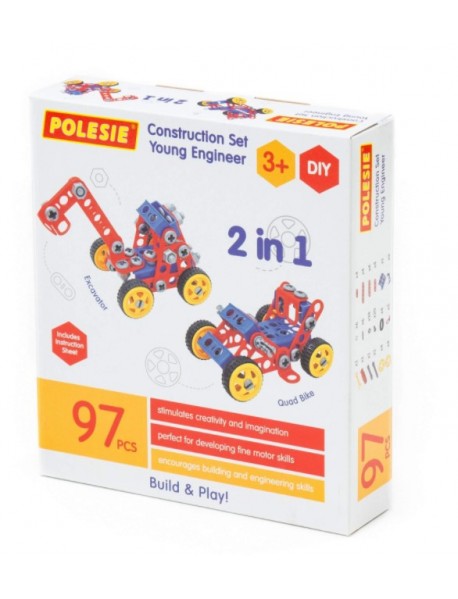 Construction set Young Engineer, 97 pcs (box)