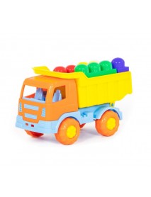 Salute truck with construction set Junior - 9 (Set No. 192)