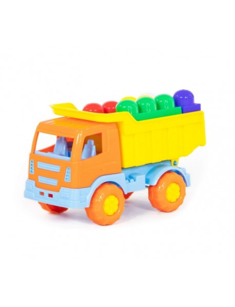 Salute truck with construction set Junior - 9 (Set No. 192)