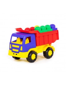 Salute truck with construction set Junior - 9 (Set No. 192)