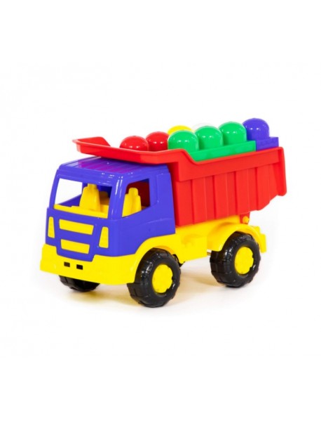 Salute truck with construction set Junior - 9 (Set No. 192)