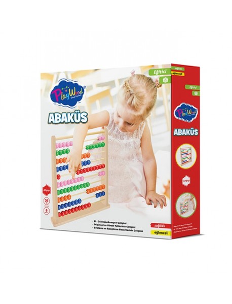 WOODEN BIG ABACUS IN BOX