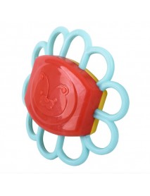 Lion Rattle Soft Teether in Hanger